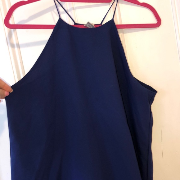 Blue Halter Tank - Picture 2 of 2
